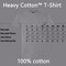 Blank Craft Tee Heavy Cotton Unisex Tee by Gildan, Graphite Heather Perfect for DIY Transfers